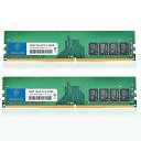 サイズ:DDR4-2666MHz UDIMM 16GB デスクトップメモリ PC4-21300 DDR4-2666 8GBX 2枚 1RX8 UDIMM PC用...