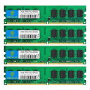 サイズ:PC2-6400U Rasalas DDR2 800 PC2-6400 4枚x2GB DDR2-800 Udimm 2Rx8 1.8V CL6 Non-ECC デスクトップ・コンピュータメモリー(2)