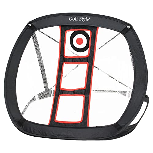 GolfStyle ゴルフ チップインネット アプローチ ネット 練習用 チッピングネット 折り畳み 屋内 屋外 ゴルフ練習ネット 練習器具 庭 アプローチ名人