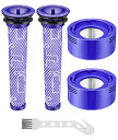 色:V7V8 ダイソン V7 V8 SV10 SV11 H11 掃除機 用 フィルター 掃除機フィルター 互換フィルター プレフィルター * 2個 ポストモーターフィルター *2個 水洗いOK(2)