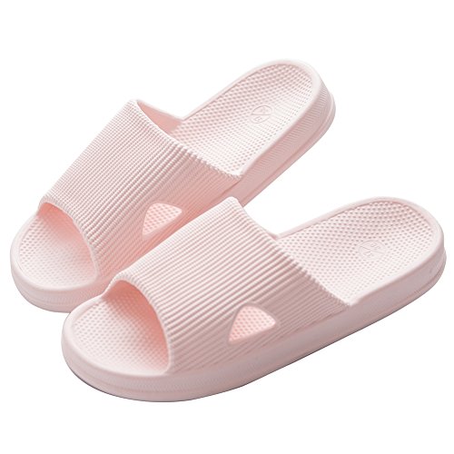 色：ピンク サイズ：24.0~25.0 cm [KOCOTA] 抗菌防臭素材 スリッパ サンダル 超軽量 滑り止め 男女兼用