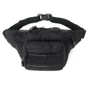 色:02ブラック TRIWONDER MOLLE ウエストバッグ ウエストポーチ ヒップバッグ サバゲーポーチ タクティカルポーチ ミリタリーポーチ 水筒ポーチ スマホ対応 バイク メンズ レディース アウトド
