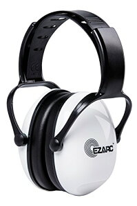 色：ホワイト EZARC 防音イヤーマフ 遮音値 SNR30dB 耳当てプロテクター 折りたたみ型 子供用 学生用 睡眠・勉強・聴覚過敏緩めなど様々な用途に 騒音対策（白い）