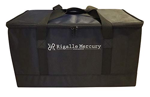 Rigalle Mercury キャンプギアを収納 ソフトコンテナ キャンプ キャンプ収納ボックス コンテナキャンプ 大容量 60L【ブラック】