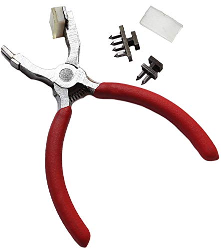 色：菱目打ち Active Island 目打ち レザークラフト 穴あけ ツール 2歯 4歯 革 工具 静音 a594 (菱目打ち)