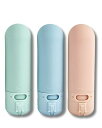 色:ライトグリーン&パープル&ホワイト UULANFA トラベルボトルトラベルセット シリコン製詰め替えボトル 携帯便利 小分けボトル漏れ防止 出張用 旅行用 シャンプーボトル 3個セッ (ライ