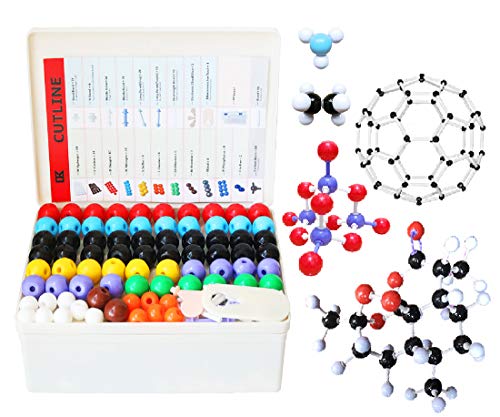 色：MM444 上級科学への基本的な指導：132原子、158結合、および150コピーのCarbon-60（フラーレン）を含む440分子モデルキットは、7年生から大学院レベルの学生に提供されます。2つの化学構造モデル：球棒モデルでは球を使用して原子を表し、スティックを使用して化学結合を表します。 空間充填モデルでは、球は原子の比率で描かれ、原子は実際の分子内にあるため、互いに隣接しています。3D化学教育分子モデル：全方向の化学構造、分子結合、結合角を表示できます。 3Dモデリング研究を通じて、基本的な分子構造、化学分子構造、立体化学を実証します。習得が容易：各原子の色に採用されている共通の標準により、使用と学習が容易になります。 原子と化学結合はしっかりとしっかりと結合されており、破壊ツールで簡単に分解できます。