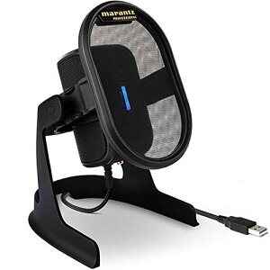 マランツプロ USB コンデンサーマイク ポップフィルター/ショックマウント搭載 在宅勤務/放送/ストリーミング/ゲーム実況/Skype/テレビ会議 ドライバー不要 スタジオグレードのサウンド Umpire格安セール