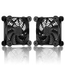 サイズ:黒い upHere 12cm USB冷却ファン USB扇風機 ミニ送風機 PCケースファン 2基連結 1100RPM 静音タイプ【N12U03】