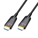 サイズ：8m DTECH 光ファイバー HDMI ケーブル 8m 4K 30Hz 1080p 60Hz 対応 HD オーディオ 3D ARC Deep Color HDCP1.4 EDID CEC 対応 ハイスピード やわらか スリム 延長 長距離配線 ブラック