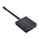 色:ブラック Cable Matters USB C ハブ USB Type C ハブ USB C ドッキングステーション USB C DisplayPort 4KデュアルDisplayPort USB 2.0 Fast Ethernet 60W PD充電 Thunderbolt 3対応 Windows用 ブラック