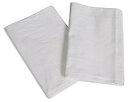 業務用 フラットシーツ (小分け売り) 【2点セット】 敷布団用 綿100% シングルサイズ ホワイト (150cm*250cm)(3)