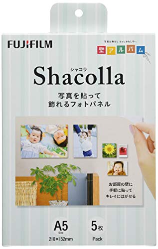 サイズ：A5 FUJIFILM 写真パネル shacolla(シャコラ) 5枚入 A5 WD KABE-AL A5S 5P