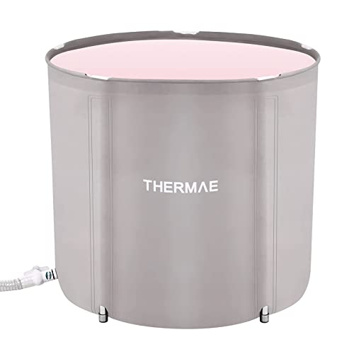 ThermaeStudio*ポータブル浴槽・お風呂 露天風呂 折りたたみ コンパクト浴槽 バスタブ 折りたたみプール おうちプール ビニールプールのサムネイル