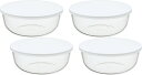 サイズ:1300ml iwaki(イワキ) 耐熱ガラス 保存容器 L 1.3L *4個セット パックぼうる KBC4160-W1