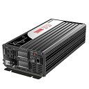 サイズ：DC48V (範囲40V-60V) 2000W Xijia純正弦波 インバーター2000W DC 48VをAC 100V 50Hz/60Hz 瞬間最大4000W車から家庭用電源 非常電源・補助電源に 防災 太陽光発電 LEDディスプレー搭載 (DC48V (範囲40V-60V)