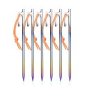 色:6本·24cm-Ti1564CM iBasingo 6本セット アウトドア チタン合金製 鍛造ペグ 丸型超硬テントステーク 設営用具 山地 草地 ...
