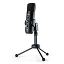色:Black Marantz Professional USBコンデンサーマイク オーディオインターフェース内蔵 ヘッドホン出力搭載Podcast/ストリーミ...