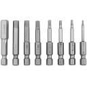 サイズ:8本組50mm ドライバービット Bestgle 磁気クロスヘッド 8本組 50mm六角ドライバービットセット六角レンチ磁気六角ビットセットドライバービットセット50mm精密ドライバーセット 六角