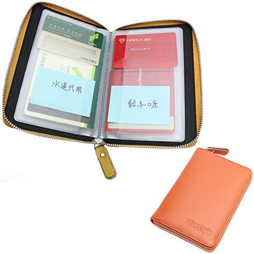 色:オレンジ VivoStyle 通帳ケース カードとセット収納 本革製 RFID盗難防止 磁気遮断機能内蔵(0270B) (オレンジ) 色:オレンジ VivoStyle 通帳ケース カードとセット収納 本革製 RFID盗難防止 磁気遮断機能内蔵(0270B) (オレンジ)