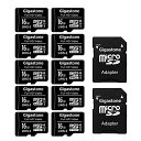 色:16GB -10個セット Gigastone マイクロSDカード Micro SD Card 16GB マイクロSDカード 16GB 10個セット SDアダ...