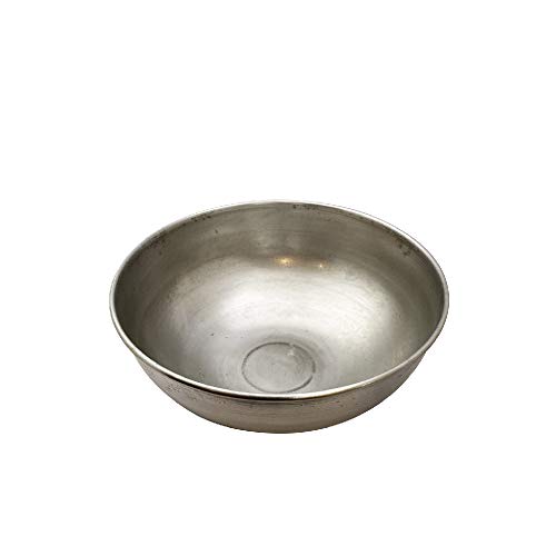 鉄ボウル （小）直径17cm（インド工芸品） ヘナ＆インディゴ用ボウル ! 鉄分と髪の重要な関係