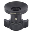 Haoge tba-ad Short Threadedノブ流体ヘッドボウルアダプタ Manfrotto Tripod Video Fluid Head Bowl Adapter MVH500A MVH502A 504HD 526 509HD 519