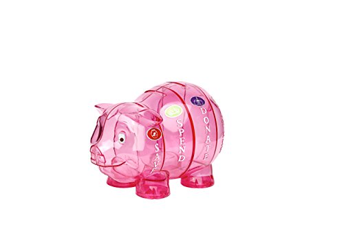 色：Pink 子供金融教育貯金箱 (Pink)