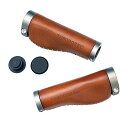 色:128 Brown THEODORE CYCLE GRIP 自転車 グリップ イタリア本革