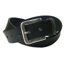 色:ブラック サイズ:L WING LEATHER 栃木レザーベルト 黒色 濃茶色 本革 牛革 メンズ 国産 無地 35mm カジュアル W003