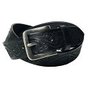 色:ブラック サイズ:サイズL:約120cm WING LEATHER 栃木レザーベルト 黒色 濃茶色 本革 牛革 メンズ 国産 クラフト カジュアル 35mm...