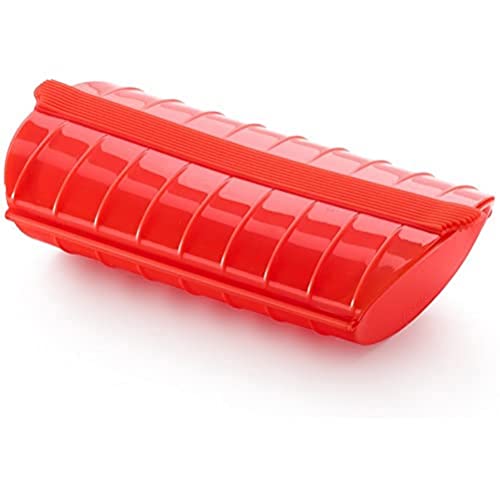 色：トマト 62036 ルクエ スチームケース レギュラーサイズ トマト スペイン製 62036