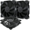 色:真っ黒 Novonest 120mm PCケースファン 静音タイプ...(2)