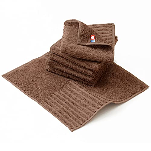 B-PLAID タオルハンカチ 今治タオル 6枚セット 日本製 約25*25cm メンズ レディース ハンカチ ハンドタオル スクエアリブ やわらか薄手 速乾 ...