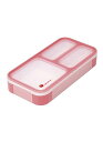 色:チェリーピンク シービージャパン(CB JAPAN)フードマン 弁当箱 立てて運べる 薄型弁当箱 400ml チェリーピンク 汁漏れしにくい Wシーリング 4点ロックでしっかり固定 シービージャパン DSK
