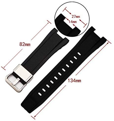 色：カモフラージュネイビー カシオ CASIO用 GST-W300 / GST-S300 / GST-W310 / GST-W330 / GST-W100用 バンド 交換バンド ベルト シリコン製 Sooyeeh ストラップ 交換用ベルト 柔らかい スポーツ 耐衝撃 防汗