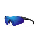 色：ブルー スポーツサングラス 偏光レンズ 野球 自転車 登山 釣り ゴルフ ランニング ドライブ バイク テニス スキー 超軽量 紫外線防止 メンズ レディース 保護 安全 清晰 UV400 TAC TR90