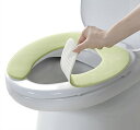 色:グリーン サイズ:巾9.5×全長40cm 日本製 消臭 洗える サンコー ずれない さらっとタイプ トイレ 便座カバー 便座シート 6mm グリーン おくだけ吸着 KN-57