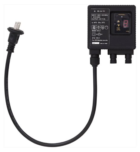 タカショー ライト アクセサリー ローボルト 専用コントローラー 36W ブラック 屋外 間接照明 防水 樹..