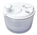 色:ホワイト パール金属 サラダ スピナー 野菜 水切り 器 Petit chef Jr C-750