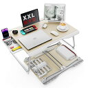 色:チーク サイズ:X-Large SAIJI ラップデスク 折りたたみテーブル ベッドテーブル ノートパソコンデスク ミニテーブル ちゃぶ台 机 ローテーブル 腕 保護 多機能 軽量 勉強 食事 在宅勤務 一