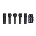 サイズ:1.0・1.5・2.0・2.35・3.0mm(カバー付) プロクソン(PROXXON) コレットチャック5種セット チャックカバー付 サイズ1.0・1....