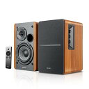 Edifier アップグレード R1280Ts アクティブスピーカーアンプ内蔵 - 2ウェイブックシェルフスピーカー マルチメディアスタジオモニタースピーカー42W RMS サブウーファーライン出力付き