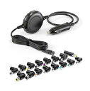Outtag 車載充電器 90W カーチャージャー15V 16V 16.5V 18V 18.5V 19V 19.5V 20V ノートパソコン ユニバーサル 車載充電器 5V 2.1A USBポート 16種類変換プラグ acer IBM ソニー 富士通 東芝 サムスン スマホに対