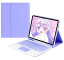 色:紫 サイズ:iPad Air11 '' 2024/Air4/Air5 タッチパッド付き iPad Air5 Air4 キーボードカバー 人気 iPad Ai...