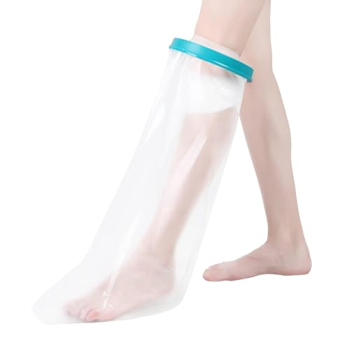 YuHaru 繰り返し使える ギプスカバー ギプス 防水カバー 風呂 シャワー 大人の足用