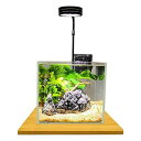 色:7W 億兆堂 K-298-7W 298 水槽照明 25cm水槽用 アクアリウムライト 観賞照明 led クリップライト 1灯 竹製ベース 小型 角度調節可能...