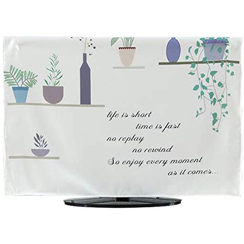 色：鉢 サイズ：42インチ IKENOKOIテレビカバー 防塵カバー 液晶テレビカバー 可愛い 欧米風 42インチ(100X59cm 鉢)