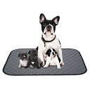 色:グレー サイズ:XL(2枚セット) ペットシーツ 洗える 猫 犬用 おしっこパッド ペット用 トイレ下敷きマット 速乾 洗える 大判サイズ 多頭飼いに最適(...