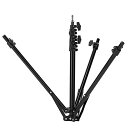 サイズ:MG-2200 Meking 撮影用 ライトスタンド 220cm 高さ調節可能 1/4ネジ アルミ製 逆向き折り畳み スタジオ撮影 スピートライト ソフトボック レフ板に対応(2)